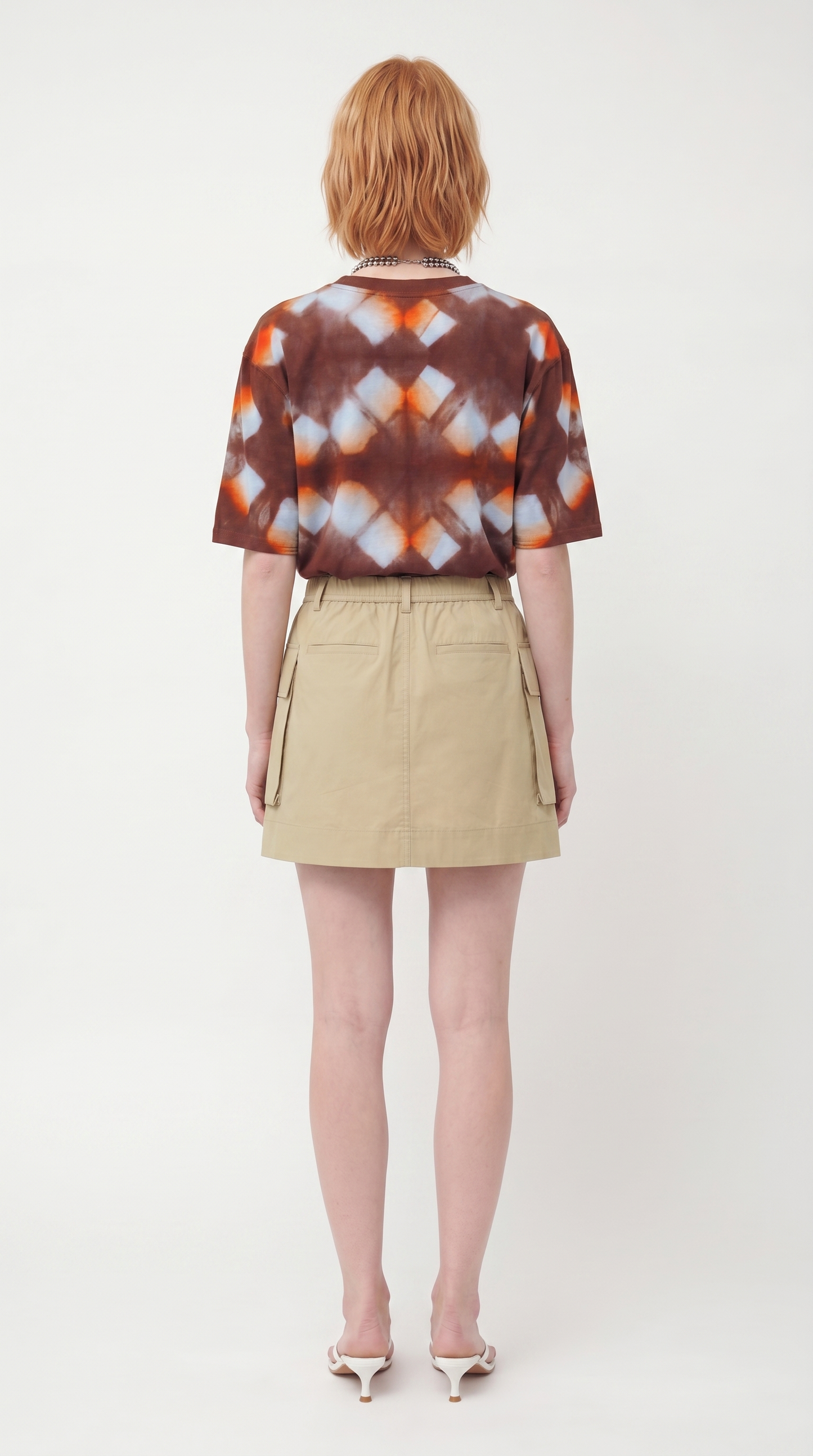 Chromatic Remedy Short Sleeve Sweater _ Artisanal Shibori Dyed