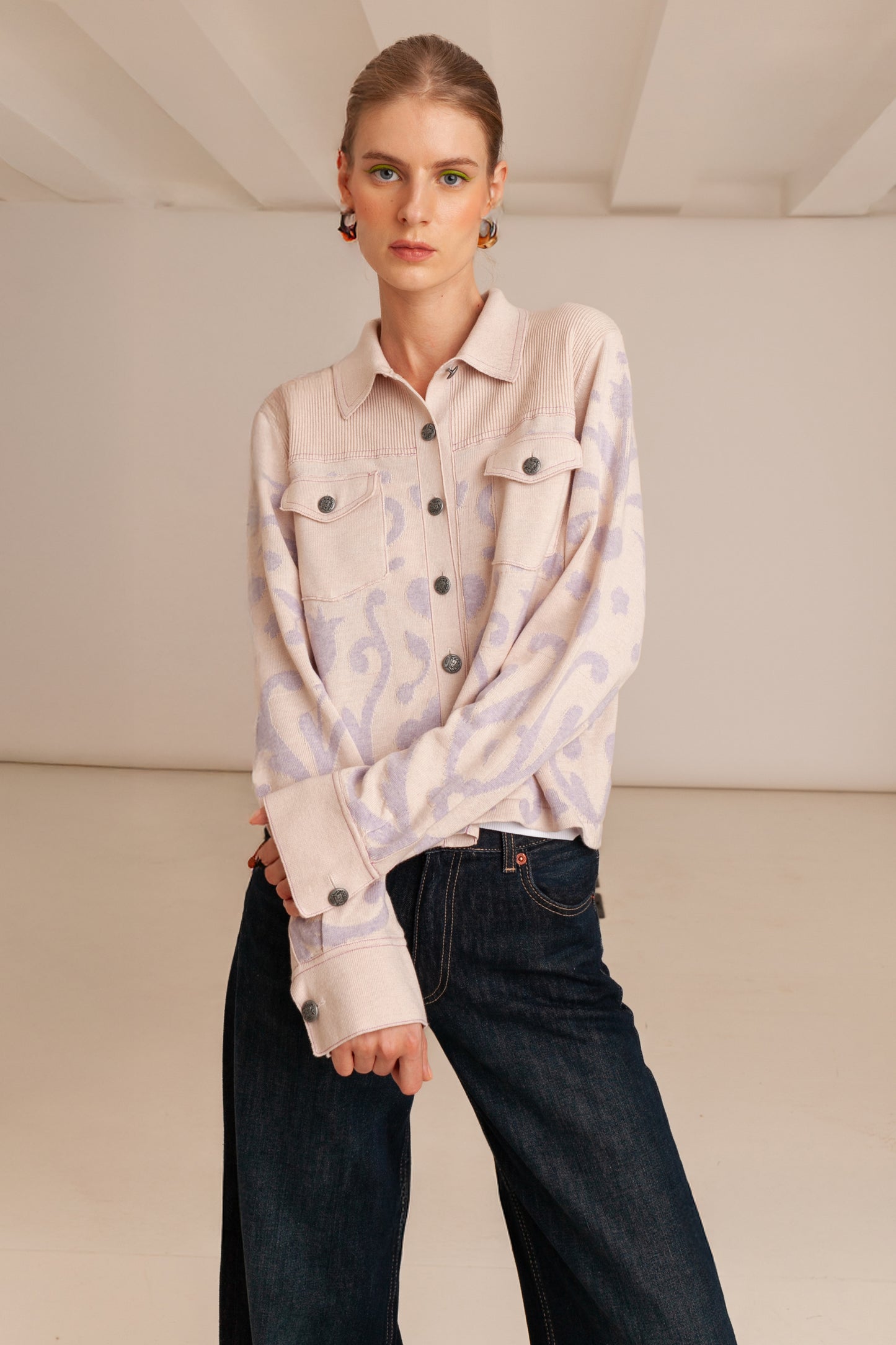 Moonlit Garden Knit Jacket 🌸