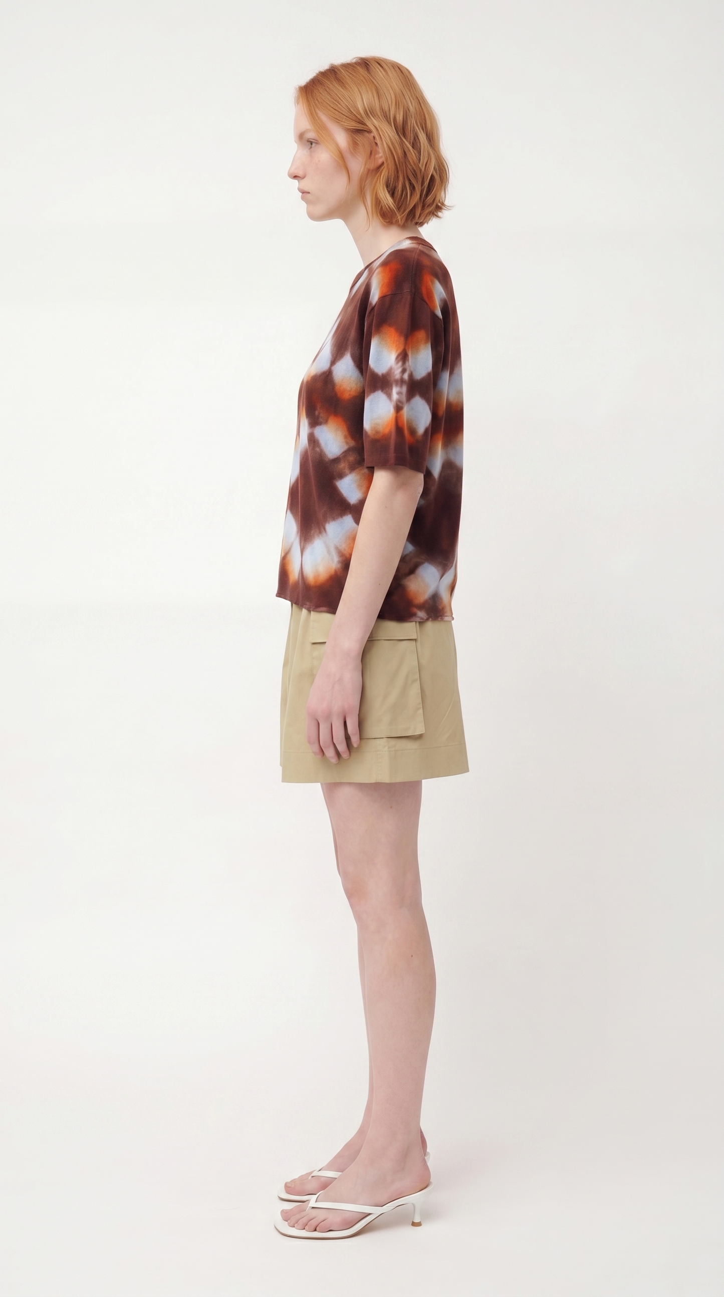 Chromatic Remedy Short Sleeve Sweater _ Artisanal Shibori Dyed